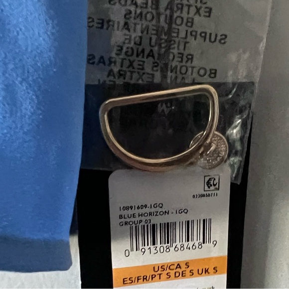 Jones New York Women's Jasper Roll-Cuff Blouse Blue Horizon Size Small - Picture 8 of 12